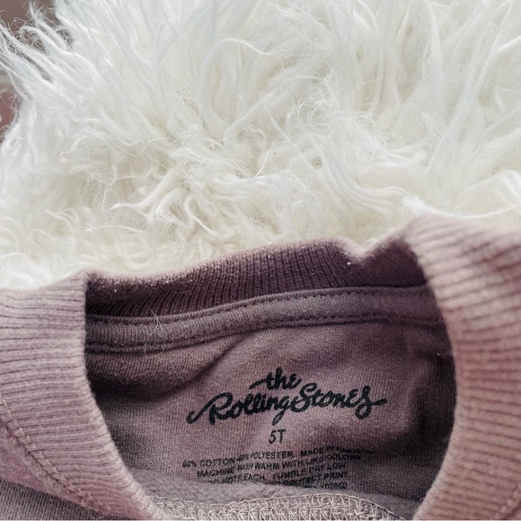 Grey Rolling Stones Toddler Sweatshirt - Picture 2 of 5